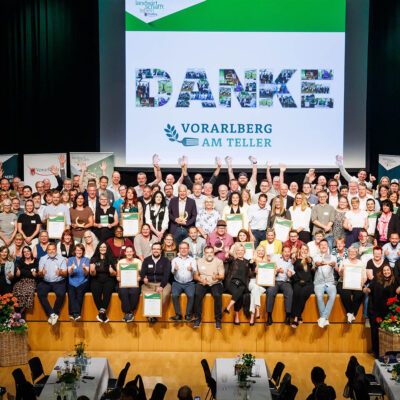 Vorarlberg Am Teller Auszeichnung 2026, Gruppenbild - © Land Vorarlberg | Bernd Hofmeister